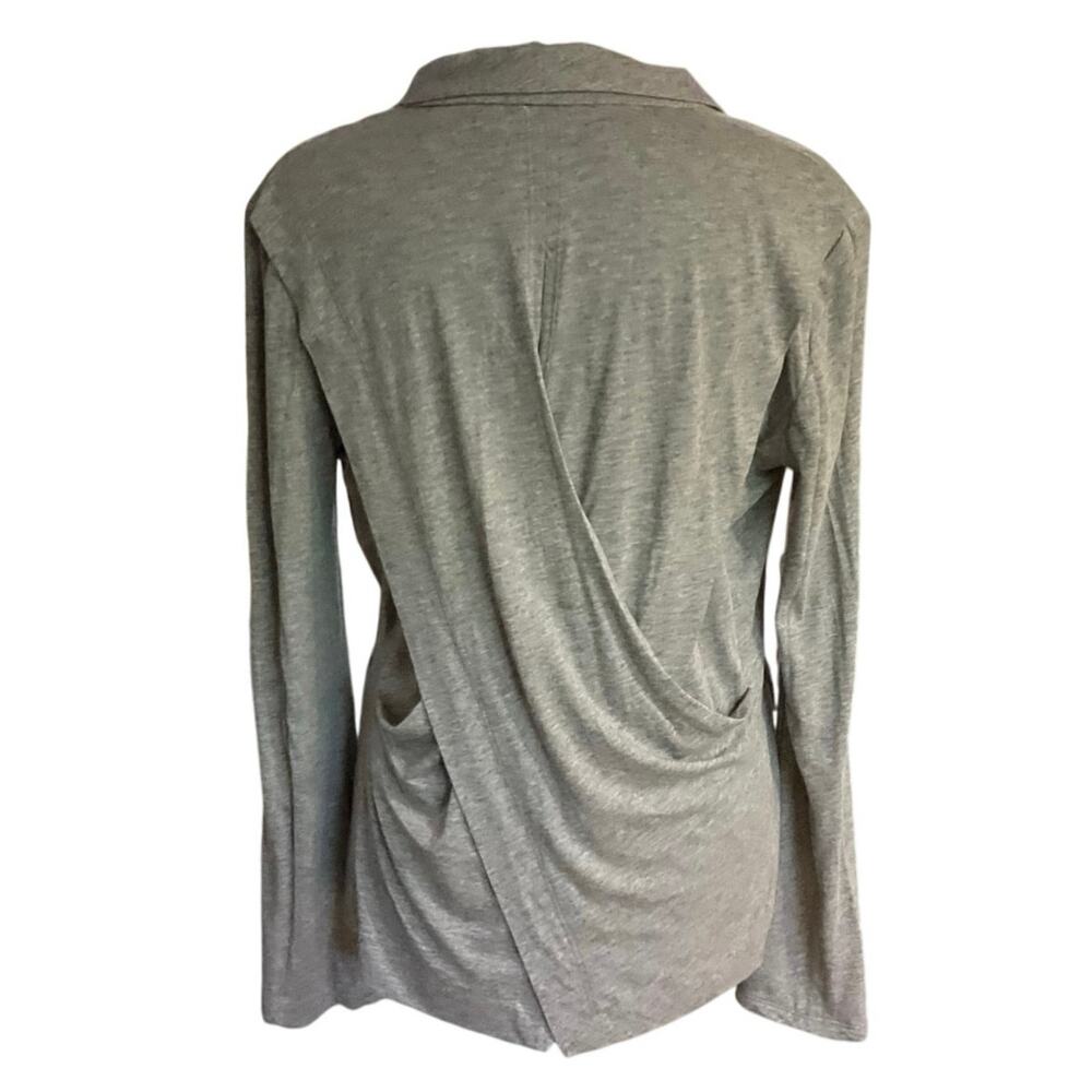 BCBGMaxAzria Light Gray Single-Button Blazer - Picture 5 of 12